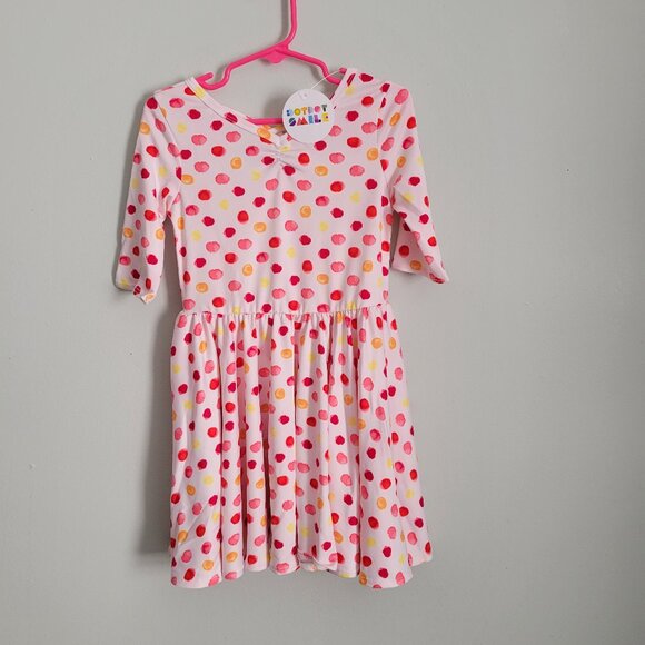 Dot Dot Smile Dress Girl's 3/4 Toddler Colored Polka Dot Twirl Ballerina NWT - Picture 1 of 2